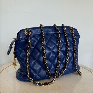 Pre Loved Blue Chanel purse
